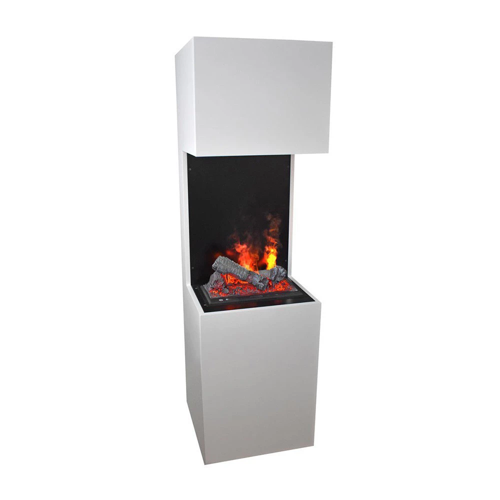 Glow Fire Beethoven - OMC 600 | Freistehender Wasserdampfkamin – 170 cm x 60 cm x 50 cm