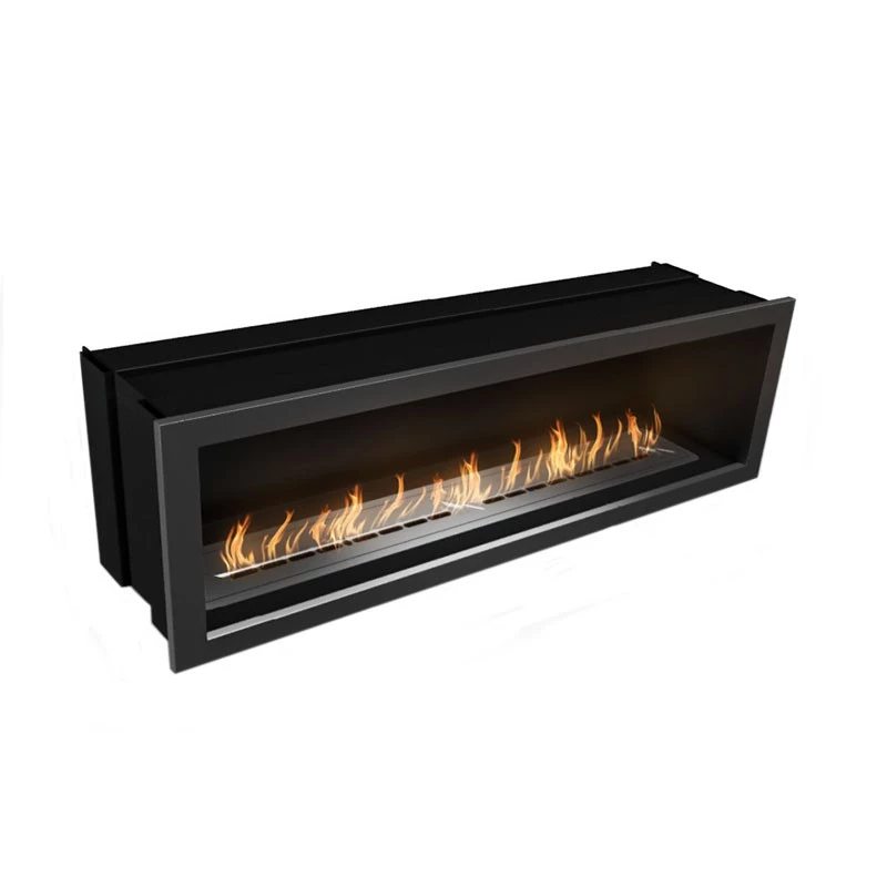 Icon Fires Slimline SFB1350 Stahl | Icon Fires | Ethanol Einbaukamin mit Frontöffnung | Stahl