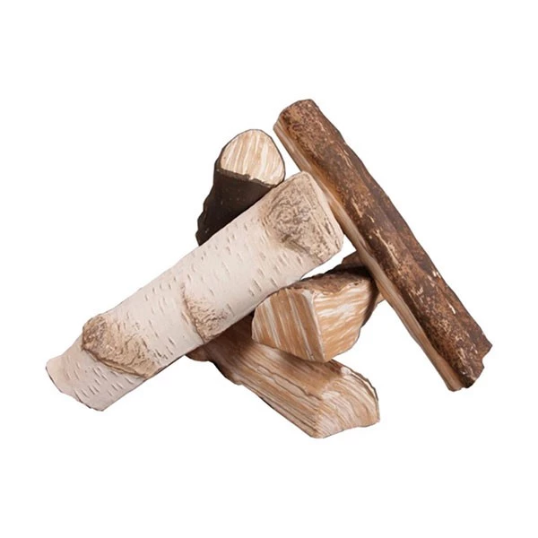 Dekorations Holz Mix - 5 Stück | | Dekoration für Ethanolkamine |