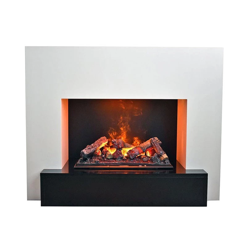 Glow Fire Hauptmann - OMC 600 | Freistehender Wasserdampfkamin – 90 cm x 110 cm x 45 cm
