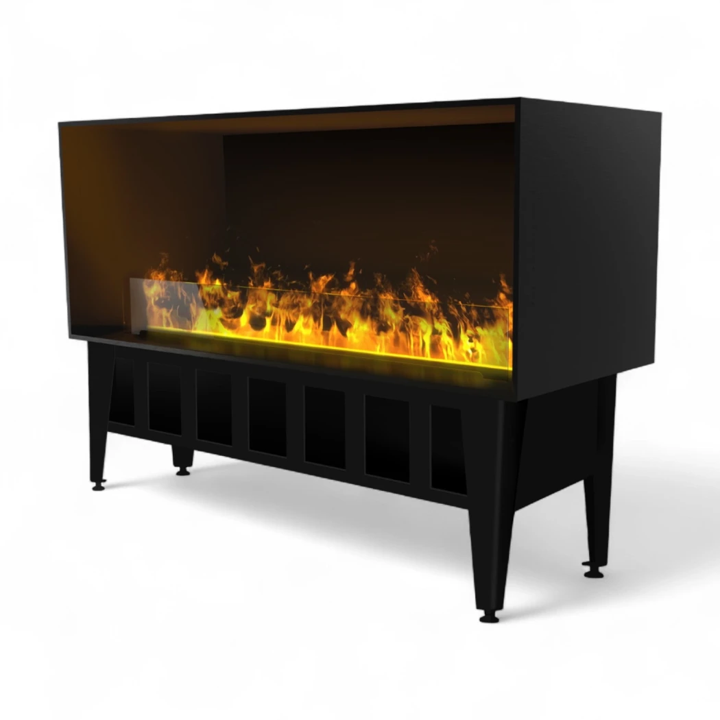 Incanto 1000 – Magic-Fire von Safretti Eingebauter Wasserdampf-Kamin Einsatz – Wählen Sie manuelles oder automatisches Nachfüllsystem