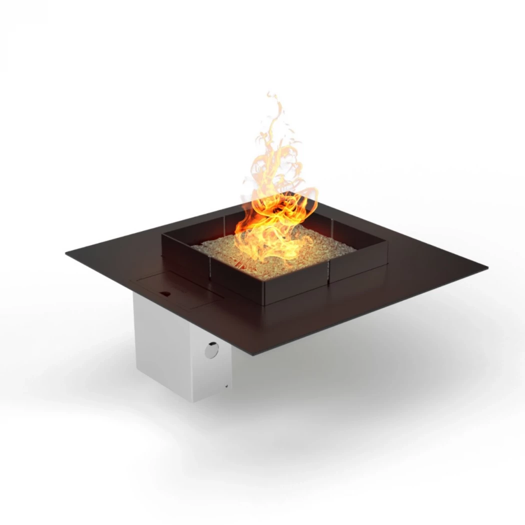 Mico 500 Manuell | Planika Fires | Outdoor Gas Fireplace | Schwarz