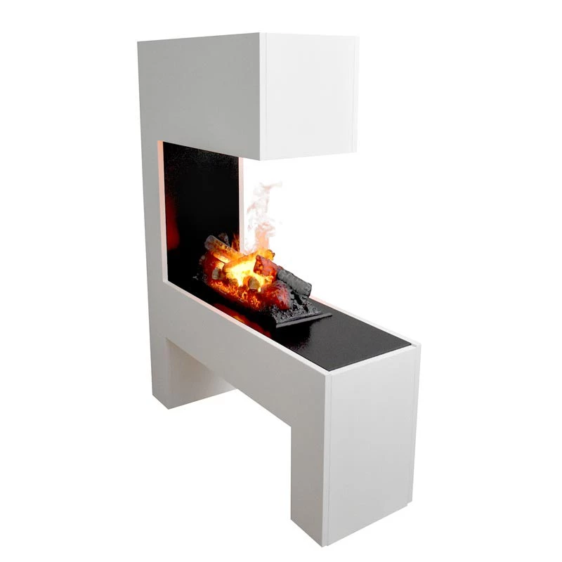 Glow Fire Mozart - OMC 600 | Freistehender Wasserdampfkamin – 120 cm x 110 cm x 35 cm
