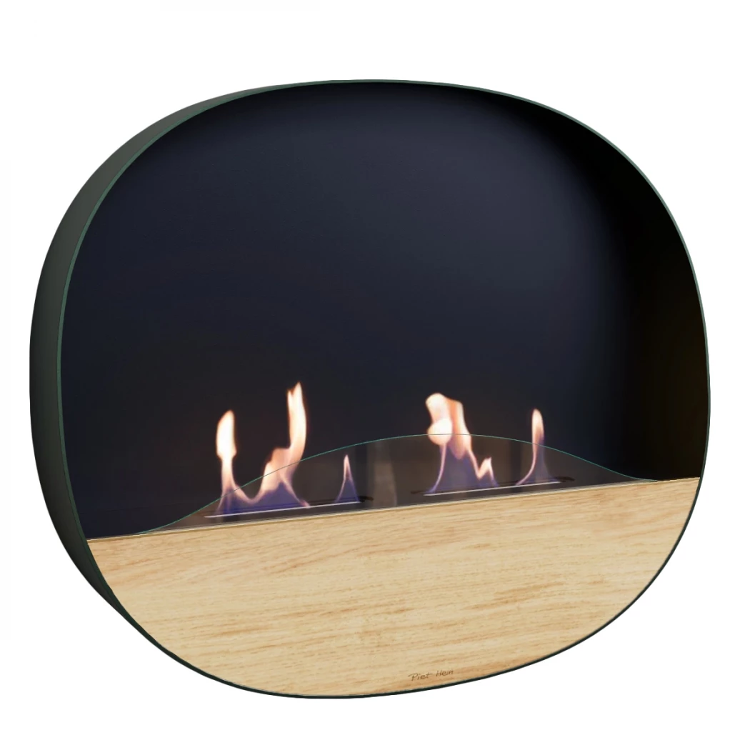 Epigram - Grün | Nordlys Denmark | Bioethanol Wandkamin | Grün