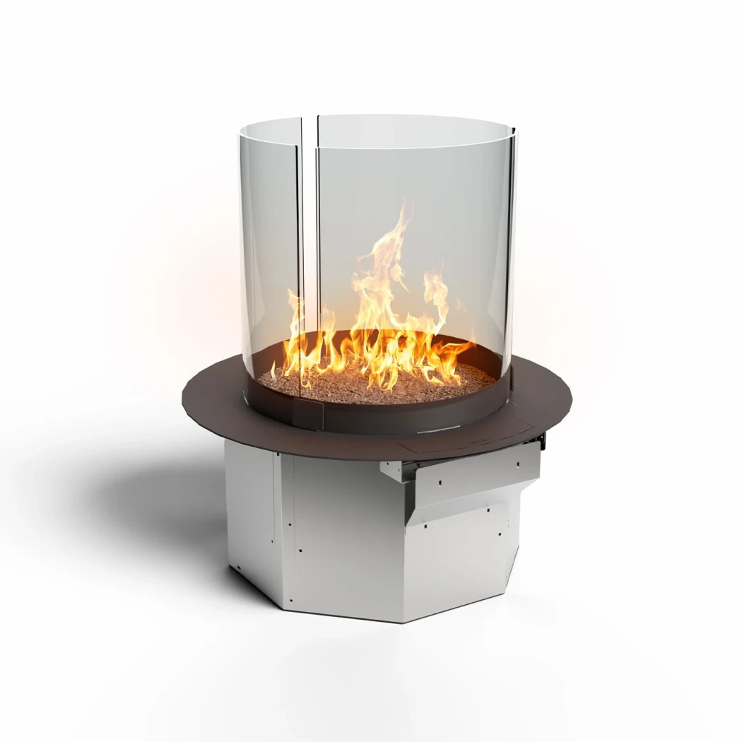 Comet Bioethanol Brenner | Planika Fires | Automatischer Ethanol Einbaukamin | Schwarz