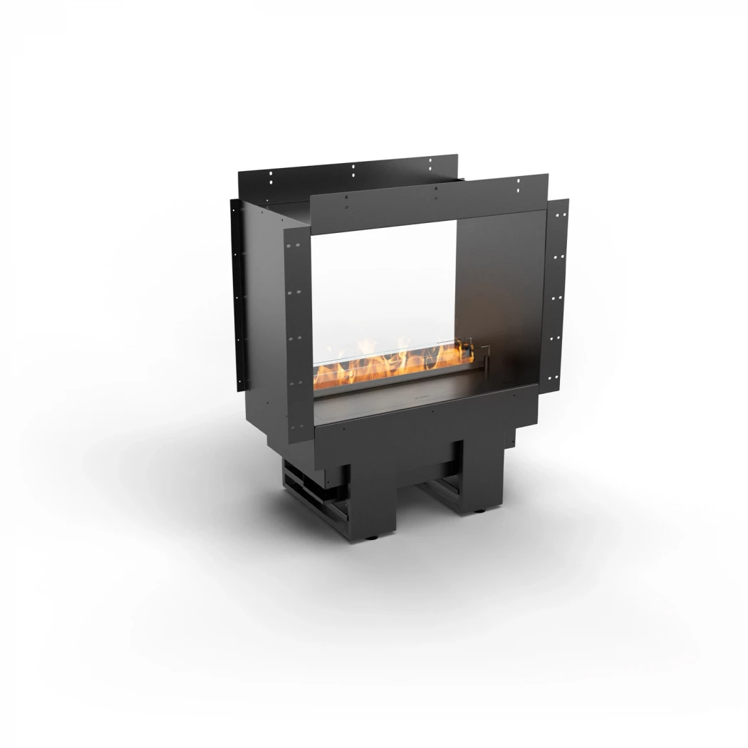 Cool Flame 500 Tunnel | Planika Fires | Wasserdampf Tunnel Einbaukamin | Schwarz