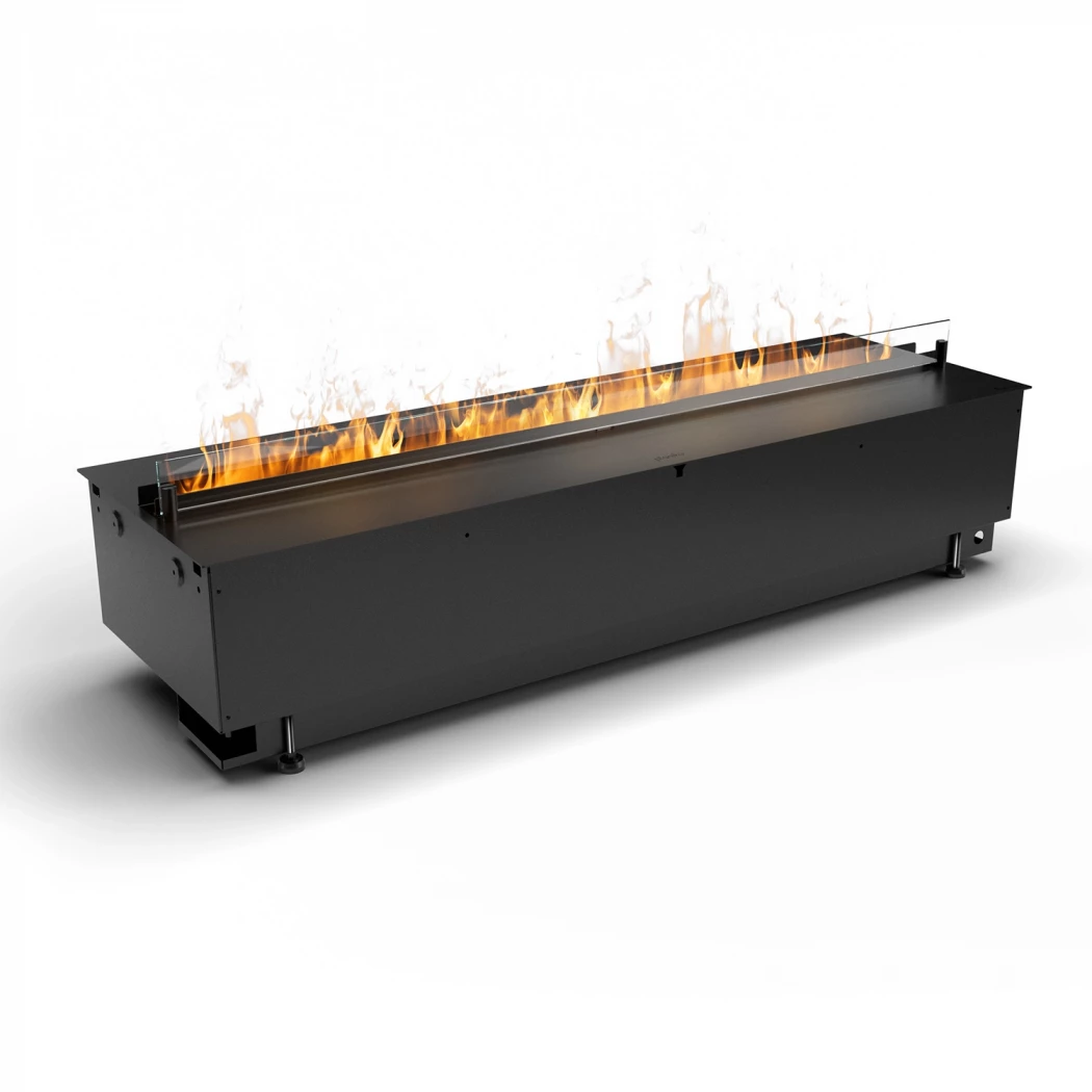 Cool Flame 1000 Pro Einsatz | Planika Fires | Wasserdampf Brenner | Schwarz