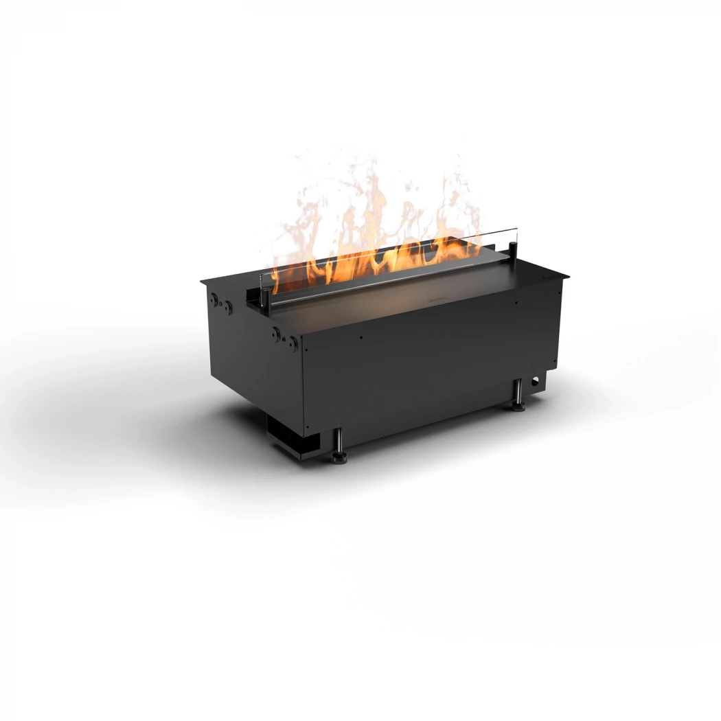 Cool Flame 500 Pro Einsatz | Planika Fires | Wasserdampf Brenner | Schwarz