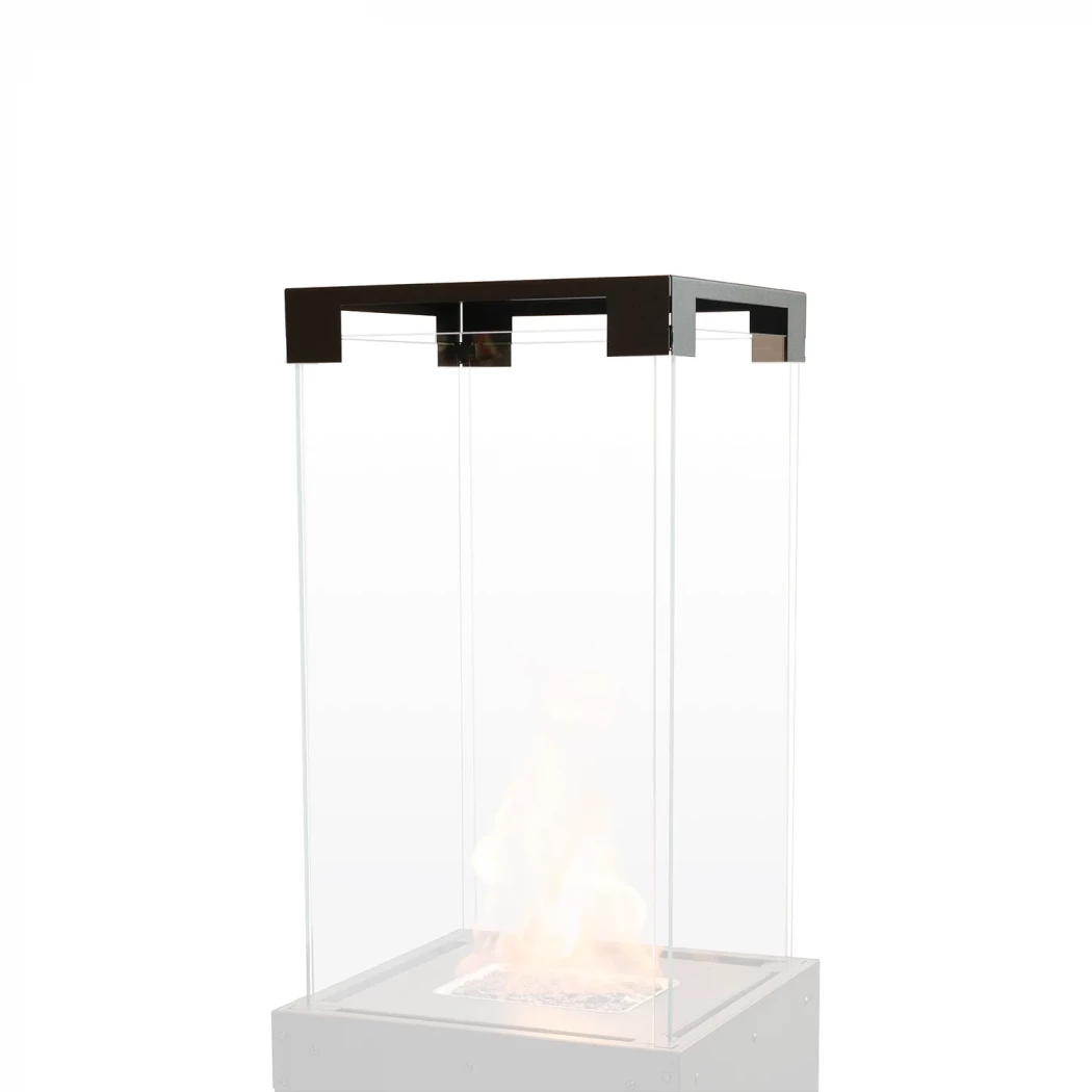 Ersatzhaube/Abdeckung für Planika Faro Outdoor-Gaskamin - Originalersatzteil für Planika Gaskamin - Wählen Sie zwischen Schwarz, Grün, Grau oder Weiß.