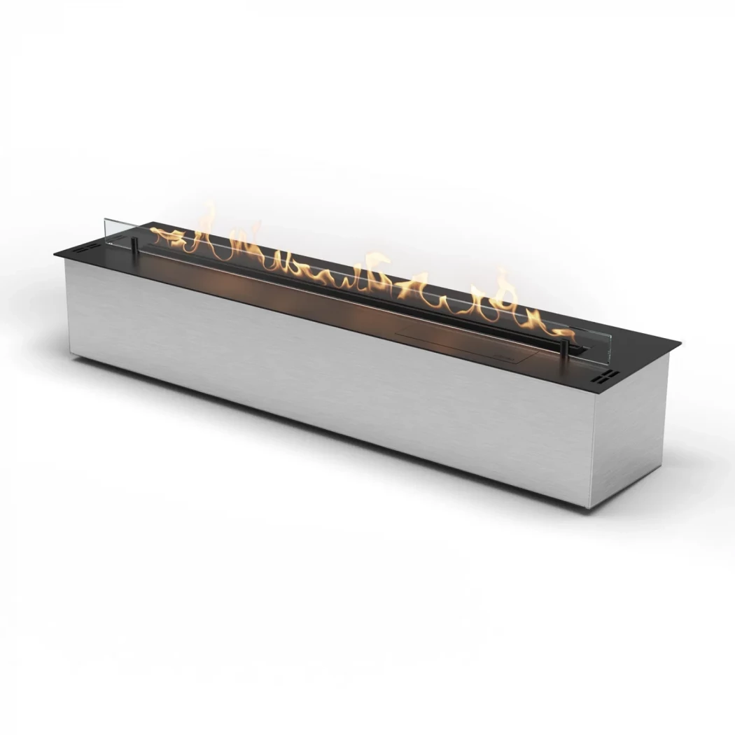 Prime Fire 2.0 1190 - Automatischer Bioethanol-Brenner von Planika Fires - Länge: 1190 mm - Fernbedienung und App-Steuerung