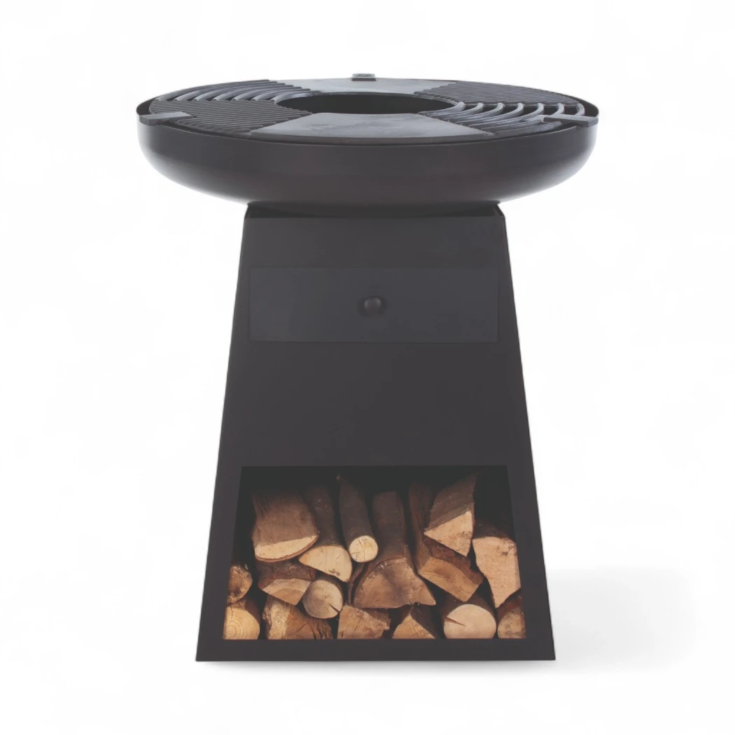 Havana Plancha Grill | Red Fire | Feuergrill im Freien | Schwarz