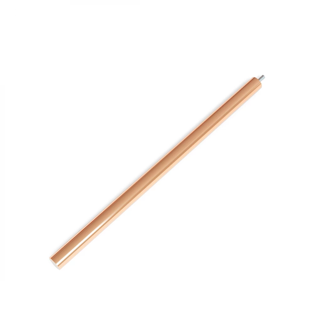 50 cm Aeris Verlängerungsstange - Polierter Kupfer | Bioethanol-kamin-shop.de
