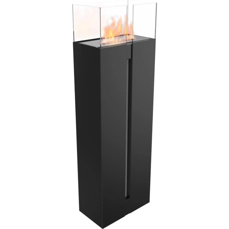 Ronda Biokamin in Schwarz | | Freistehender Ethanol Kamin | Schwarz
