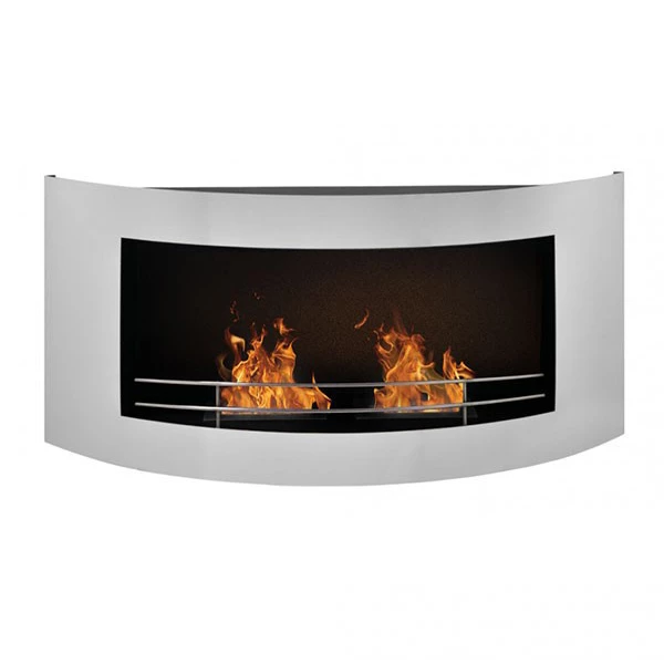 Edelstahl Wandkamin | ScandiFlames | Bioethanol Wandkamin | Rostfreier Stahl