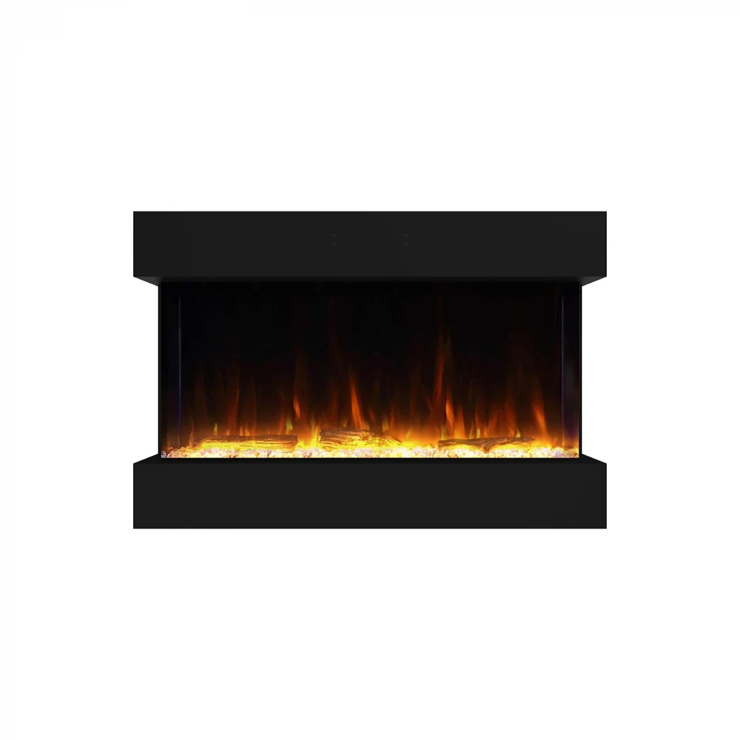 Feroza 101 cm - Wandmontierter Elektrokamin von ScandiFlames - 1500W Heizleistung - 3 Flammenfarben