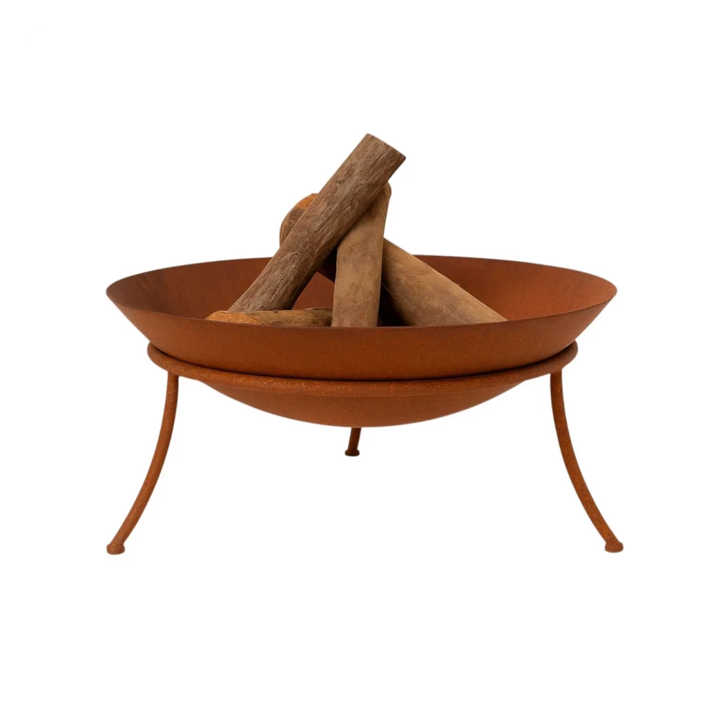 Tulsa Feuerstelle aus Cortenstahl | | Outdoor Feuerschale | Corten (Rost)