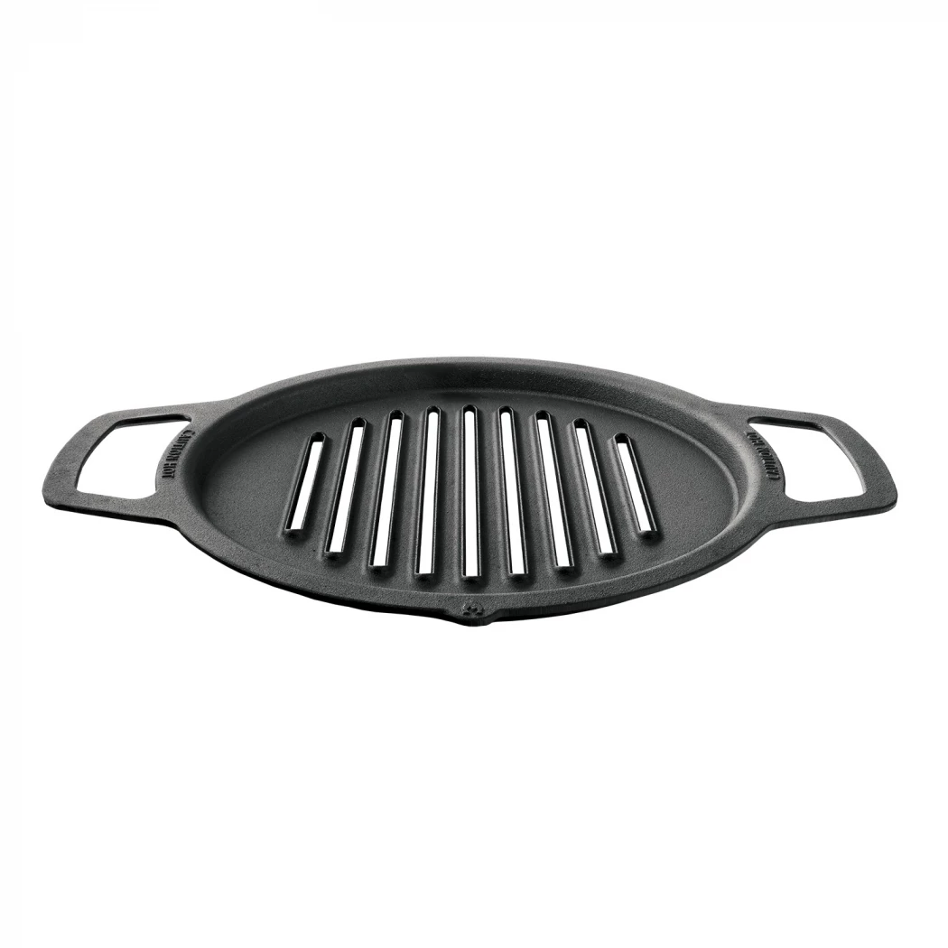 Gusseisen Grillplatte - klein | Solo Stove | Zubehör zum Kochen über dem Feuer | Schwarz