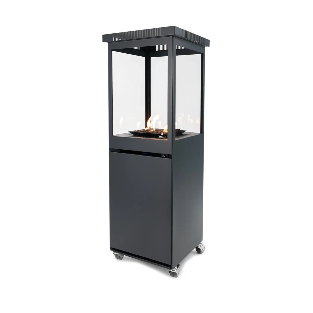 Gaskamin Sunwood Marino grau | Sunwood | Outdoor Terrassenheizer | Schwarz