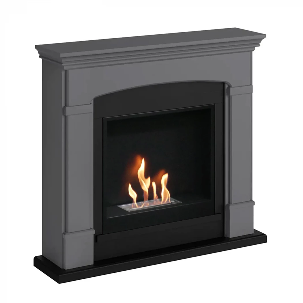 Helmi Beige Bio Kamin von TAGU – Elegante freistehende Wärmequelle mit 2L Brenner