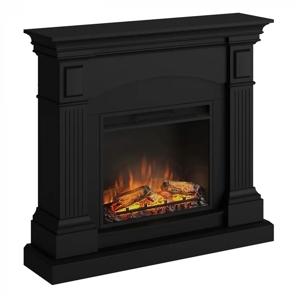 Magna Elektro Kamin - Schwarz Tagu  | Bioethanol-kamin-shop.de | Freistehender Elektrokamin