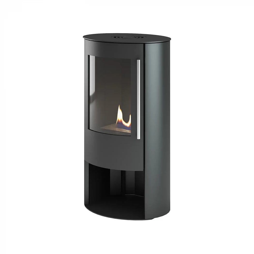 Freistehender Bio-Kamin 20Bazic R | Termatech | Freistehender Ethanol Kamin | Schwarz