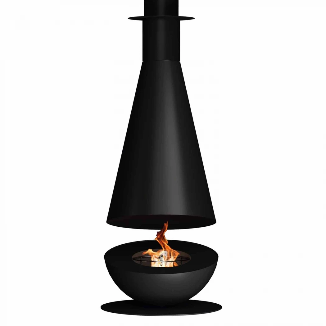 Thales Feuerholz – Schwarz | GlammFire | Outdoor Feuerschale | Schwarz