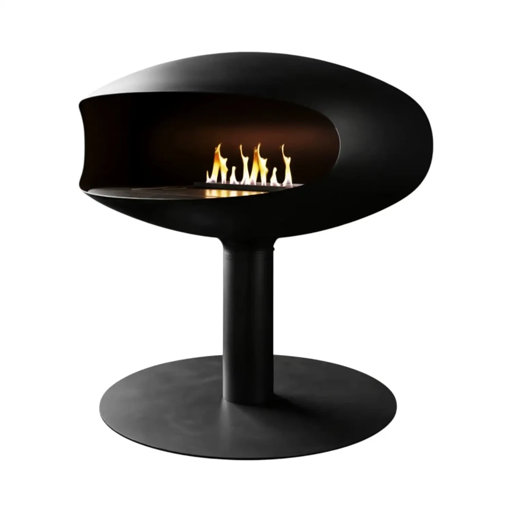 THE ICONIC Pedestal | Icon Fires | Ethanol Hängekamin | Schwarz