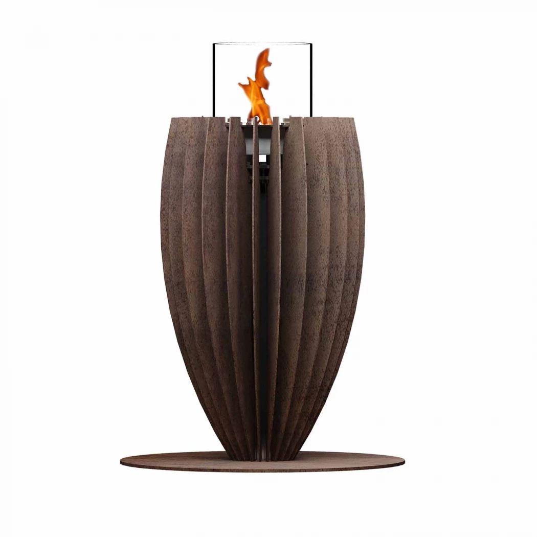 Tuli Gasheizer – Corten Rost | GlammFire | Outdoor Feuerschale | Corten (Rost)