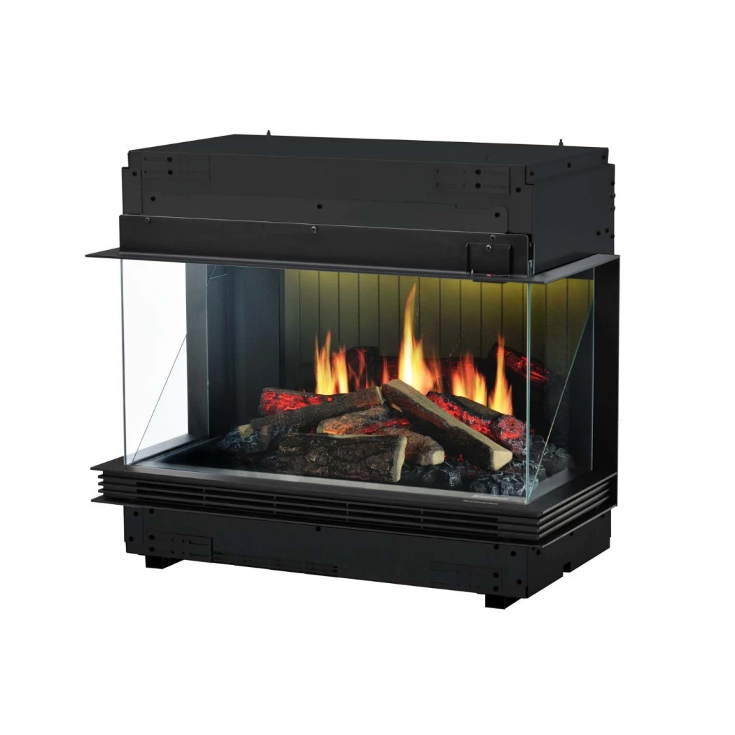 Vista 70 III | Dimplex | 3-seitiger Elektro Einbaukamin | Schwarz