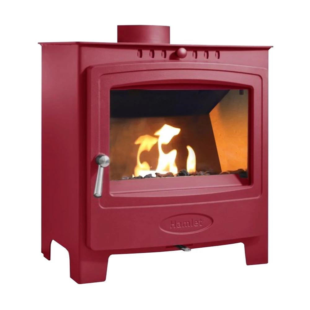 Hamlet Solution 5 Widescreen Spice Rot | Arada | Freistehender Ethanol Kamin | Rot