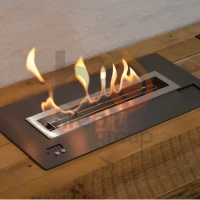 Automatischer Ethanol Brenner 72 cm - Schwarz