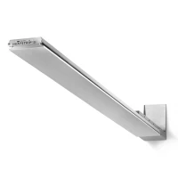 Silber-Graue Wandhalterung für Design-Terrassenheizer