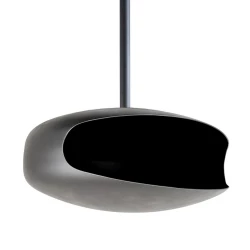 UFO-50 Hein & Haugaard Decken-Bio-Kamin in Schwarz