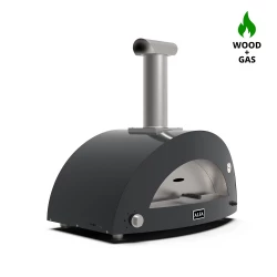 Moderno 3 Pizze Grau - Hybrid Pizzaofen