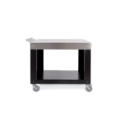Multi-Functional Pizzaofen Base Table Schwarz Stahl