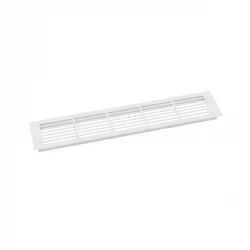 Lüftungsgitter Weiß - 50x10 cm - 214 cm²