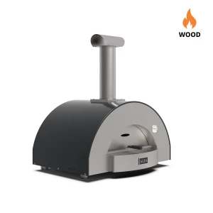 Classico 2 Pizze Holz Pizzaofen Grau