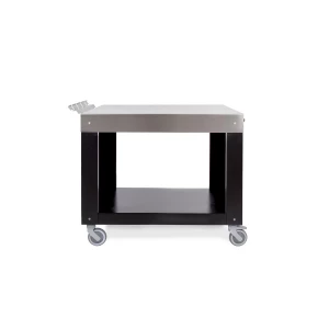 Multi-Functional Pizzaofen Base Table Schwarz Stahl