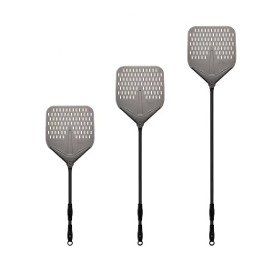 Pizza Peel Medium - Stahl, Schwarz