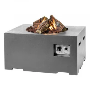 Rechteckige Feuerstelle für Outdoor