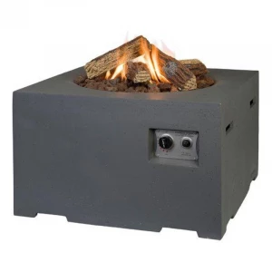Quadratischer Tisch anthrazit - Outdoor
