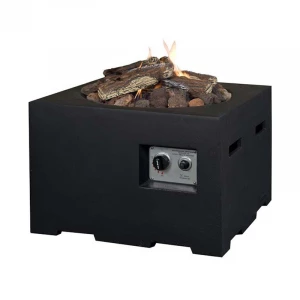 Schwarz quadratischer Tisch