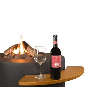 Holz Beistelltisch Rundoval Happy Cocooning