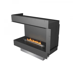 Planika Forma Linker Eckkamin mit Prime Fire Brenner