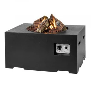 Rechteckiger Outdoorkamin