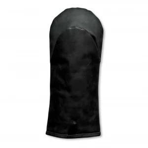 Grillhandschuh aus schwarzem Leder - 1 Stück