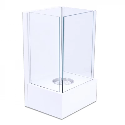 Bio-Wandkamin in Weiß - Schmal Bio-Wandkamin in Weiß - Schmal