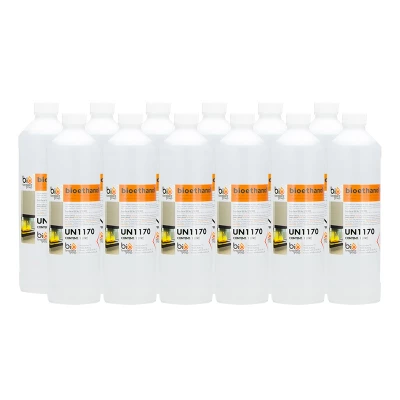 Bioethanol-Set 12 Flaschen je ein Liter- Bioethanol-kamin-shop Bioethanol