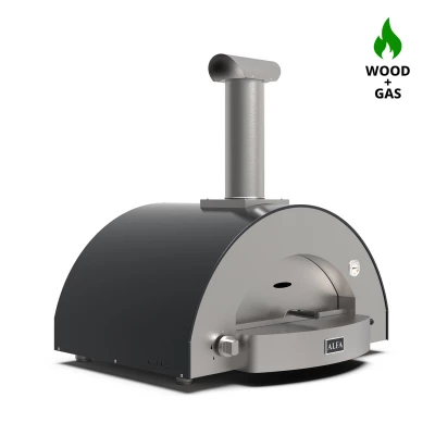 Classico 4 Pizze - Hybrid Pizzaofen Grau