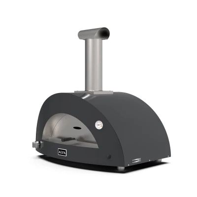 Moderno 3 Pizze Grau - Hybrid Pizzaofen